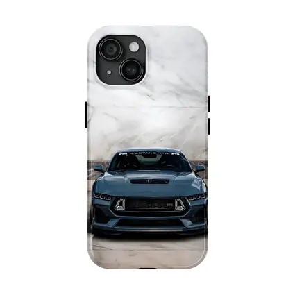 Ford Mustang RTR Front View Marble Background