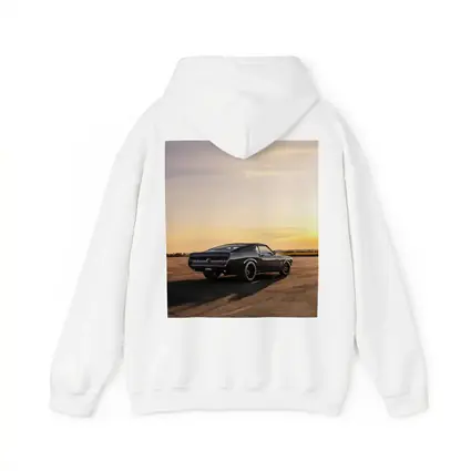 Ford Mustang Black Classic Car Sunset