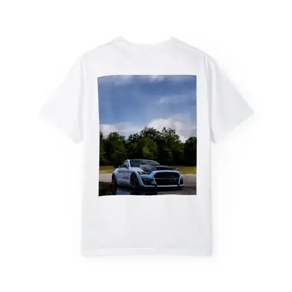 Ford Mustang GT500 Blue Sky Reflection
