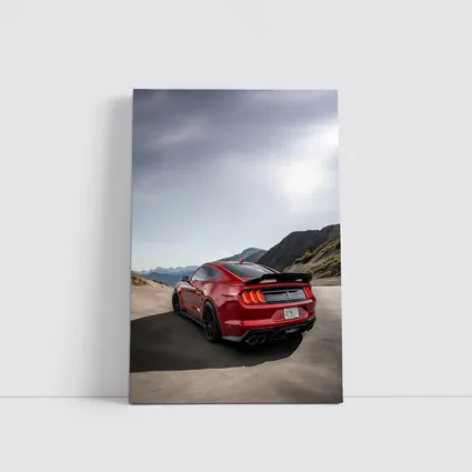 Ford Mustang Shelby Red Mountain Road