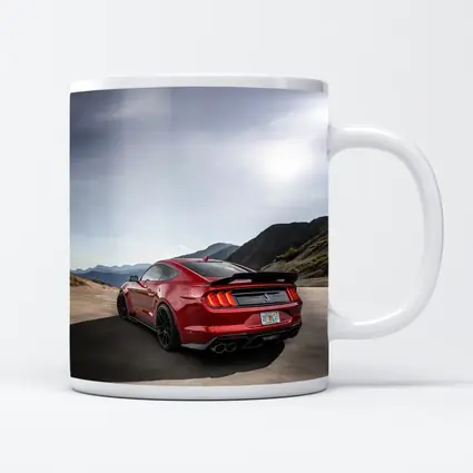 Ford Mustang Shelby Red Mountain Road