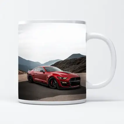 Ford Mustang Shelby Red Mountain Road
