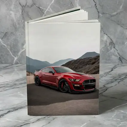 Ford Mustang Shelby Red Mountain Road