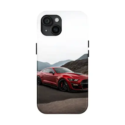 Ford Mustang Shelby Red Mountain Road