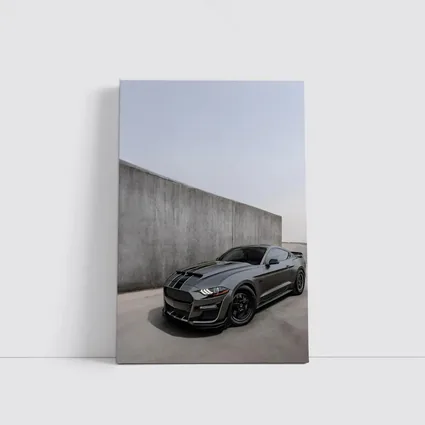 Ford Mustang Shelby GT500 Gray Concrete Wall