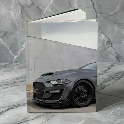Ford Mustang Shelby GT500 Against Concrete Wall