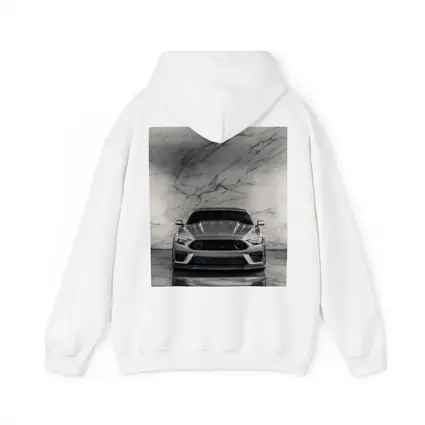 Ford Mustang Silver Marble Studio Front View