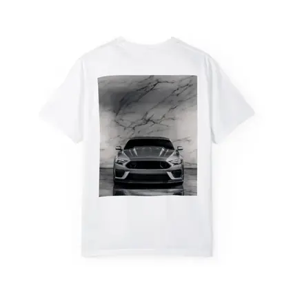 Ford Mustang Silver Marble Studio Front View
