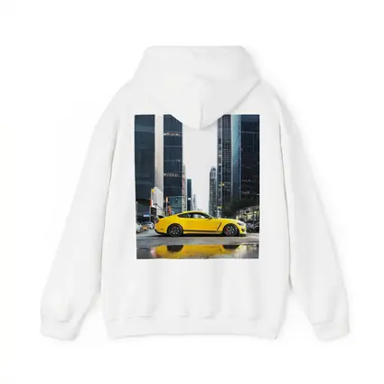 Ford Mustang GT350 Yellow City Street