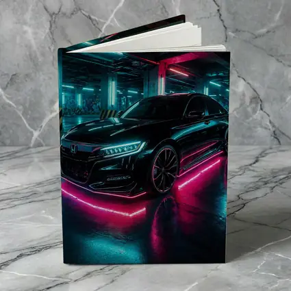 Honda Accord Neon Lights Underground Parking