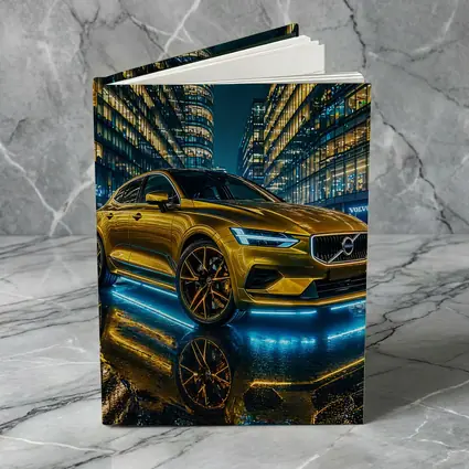 Volvo S60 Gold Neon City Night