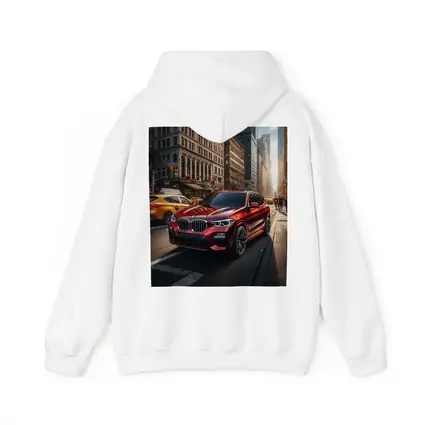 BMW X3 Red SUV City Street