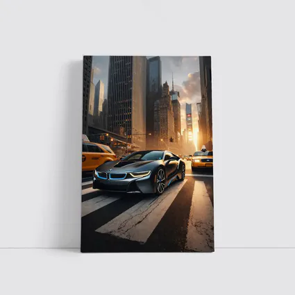 BMW i8 Driving Through New York City