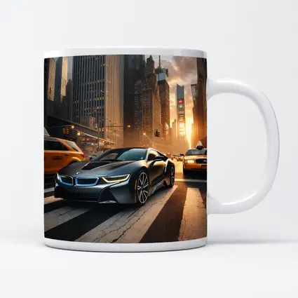 BMW i8 Driving Through New York City