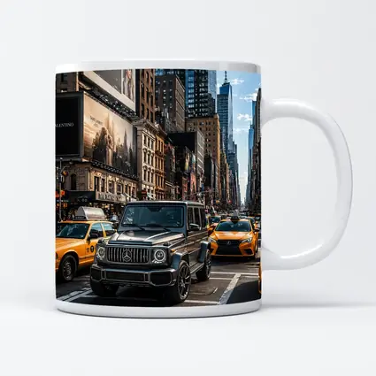 Mercedes G Wagon Black SUV New York Street