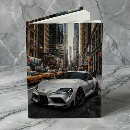 Toyota Supra GR Silver New York Street