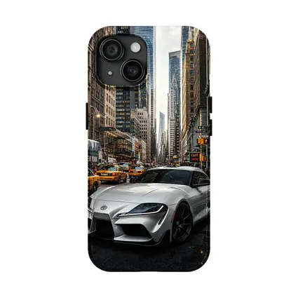 Toyota Supra GR Silver New York Street