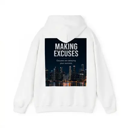 Stop Making Excuses City Night Skyline