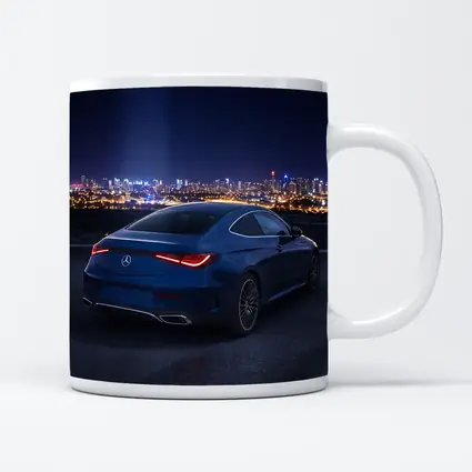 Mercedes CLE Coupe Blue City Night