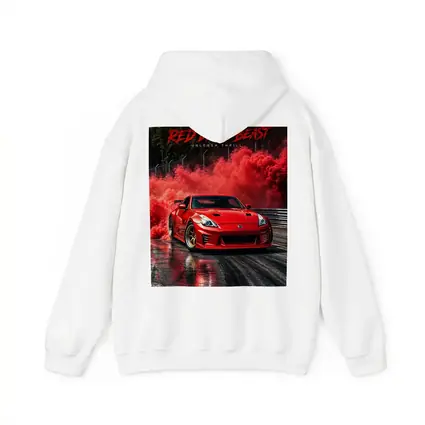 Nissan 350Z Red Drift Beast Smoke