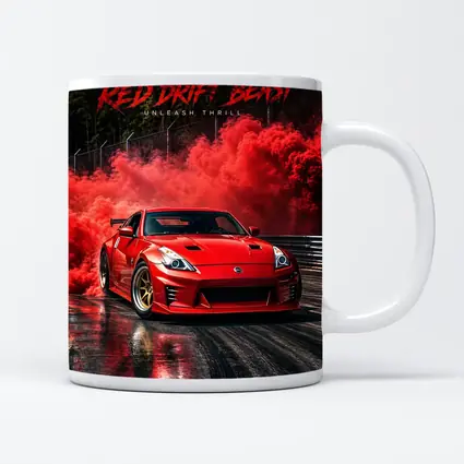 Nissan 350Z Red Drift Beast Smoke
