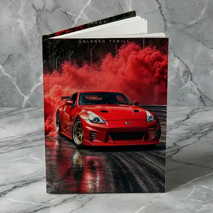 Nissan 350Z Red Drift Beast Smoke