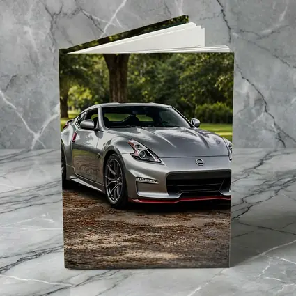 Nissan 370Z Silver Nismo Park Setting