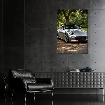 Nissan 370Z Silver Nismo Park Setting