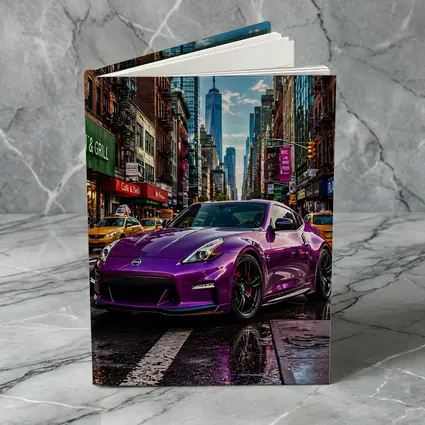 Nissan 370Z Purple Street New York City