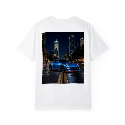 Nissan 370Z Blue City Night Street