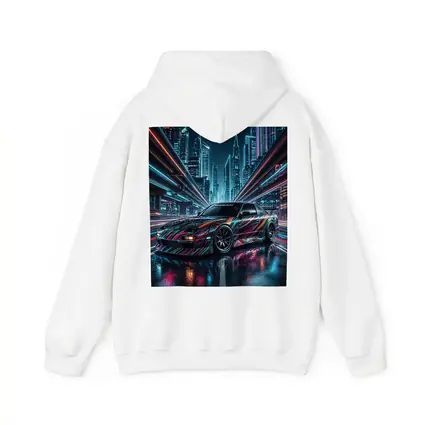 Nissan 240SX Custom Wrap Neon City Night