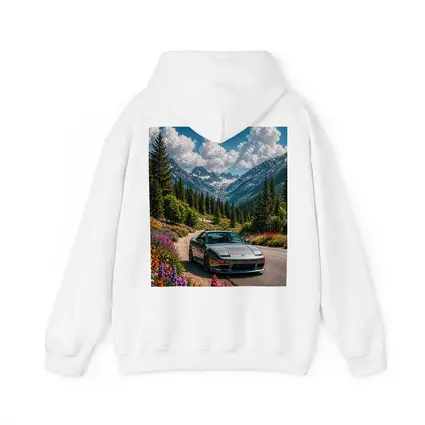 Nissan 240SX Mountain Road Wildflowers Drive