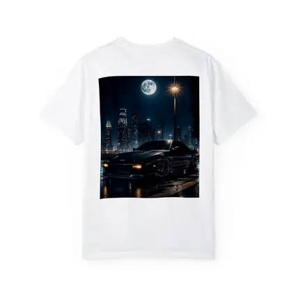 Nissan 240SX Night City Moon Scene