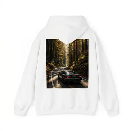 Nissan 240SX Rear View Forest Road