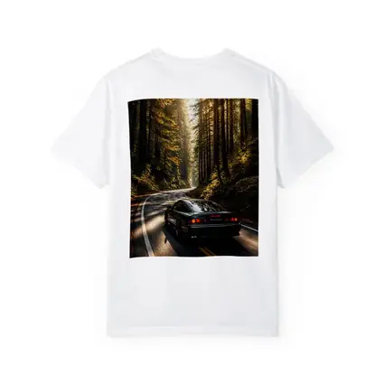 Nissan 240SX Rear View Forest Road