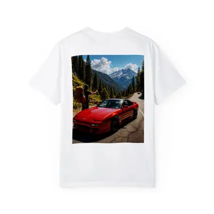 Nissan 240SX Red Sports Car Mountain Road