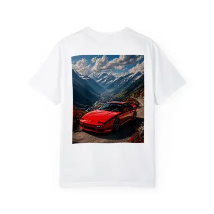 Nissan 240SX Red Car Mountain Road