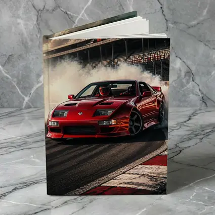 Nissan 300ZX Drifting Red Car Race Track