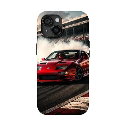 Nissan 300ZX Drifting Red Car Race Track