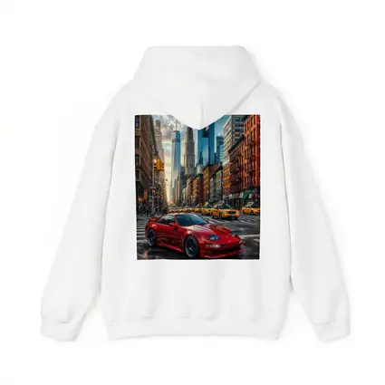 Nissan 300ZX Red Sports Car New York City