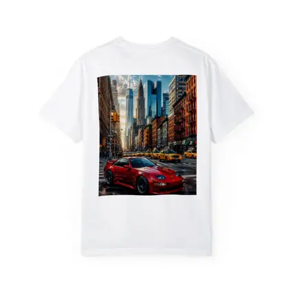 Nissan 300ZX Red Sports Car New York City