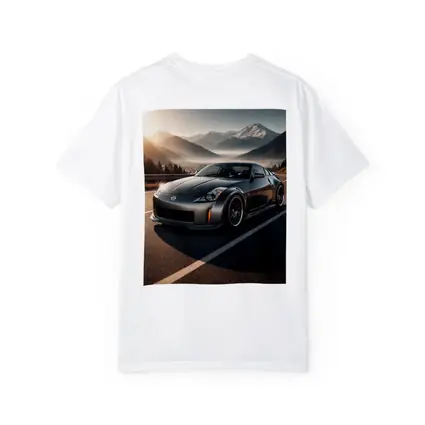 Nissan 350Z Gray Sports Car Mountain Road