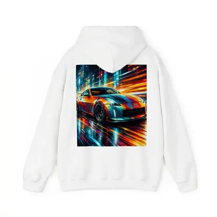 Nissan 350Z Colorful Art City Night