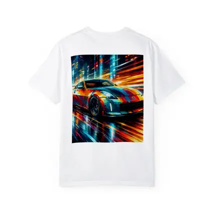 Nissan 350Z Colorful Art City Night