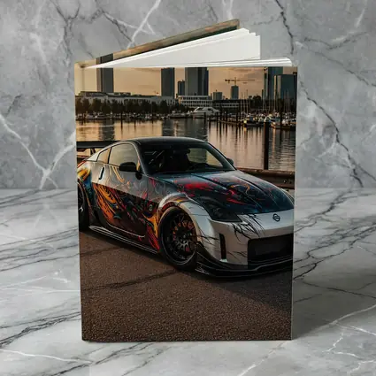 Nissan 350Z Custom Paint Cityscape Waterfront