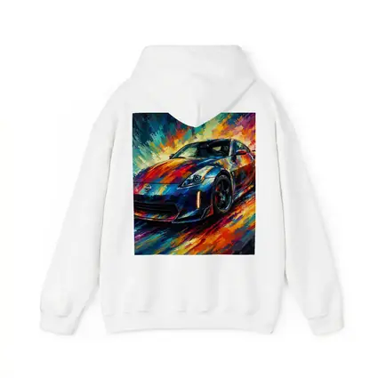 Nissan 350Z Impressionist Colorful Sports Car Art