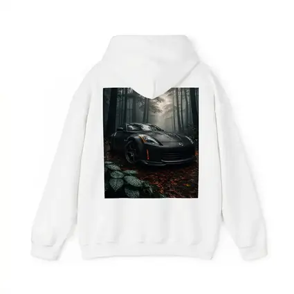 Nissan 350Z Black Wet Forest Night