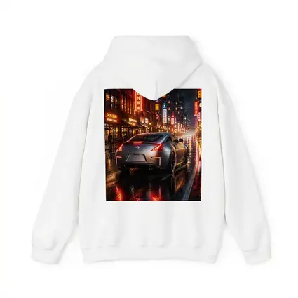Nissan 350Z Rainy Neon City Night