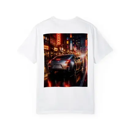 Nissan 350Z Rainy Neon City Night