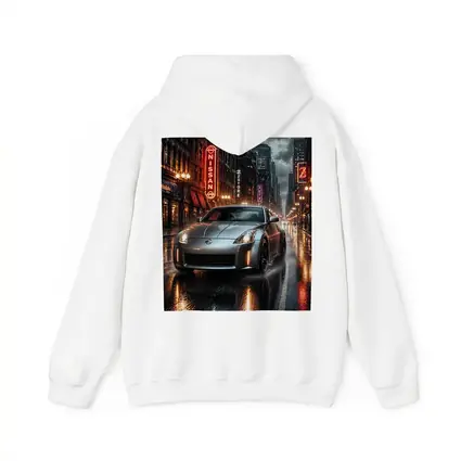 Nissan 350Z Rainy Neon City Night